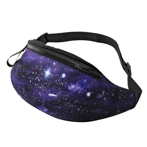 HSJFS Country Farm bedruckte modische Hüfttasche, verstellbare Hüfttasche, lässige Brusttasche, Galaxie-Weltraumkunst, Einheitsgröße