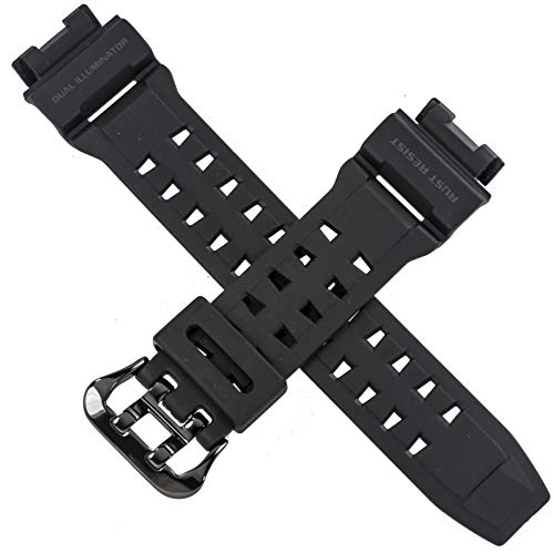 Original Casio Uhrenarmband für G-9100BP G 9100BP 9100 Schwarze Schnalle 10383955