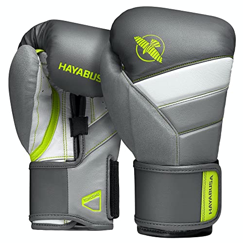 Hayabusa T3 Bokshandschoenen - Charcoal / Lime 12 oz