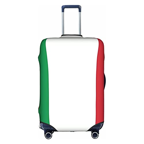 Trolley-Schutzhülle mit Italien-Flagge, hohe Elastizität, mit Reißverschluss, groß, geeignet für 45,7 - 81,3 cm (18-32 Zoll) Trolley-Tasche