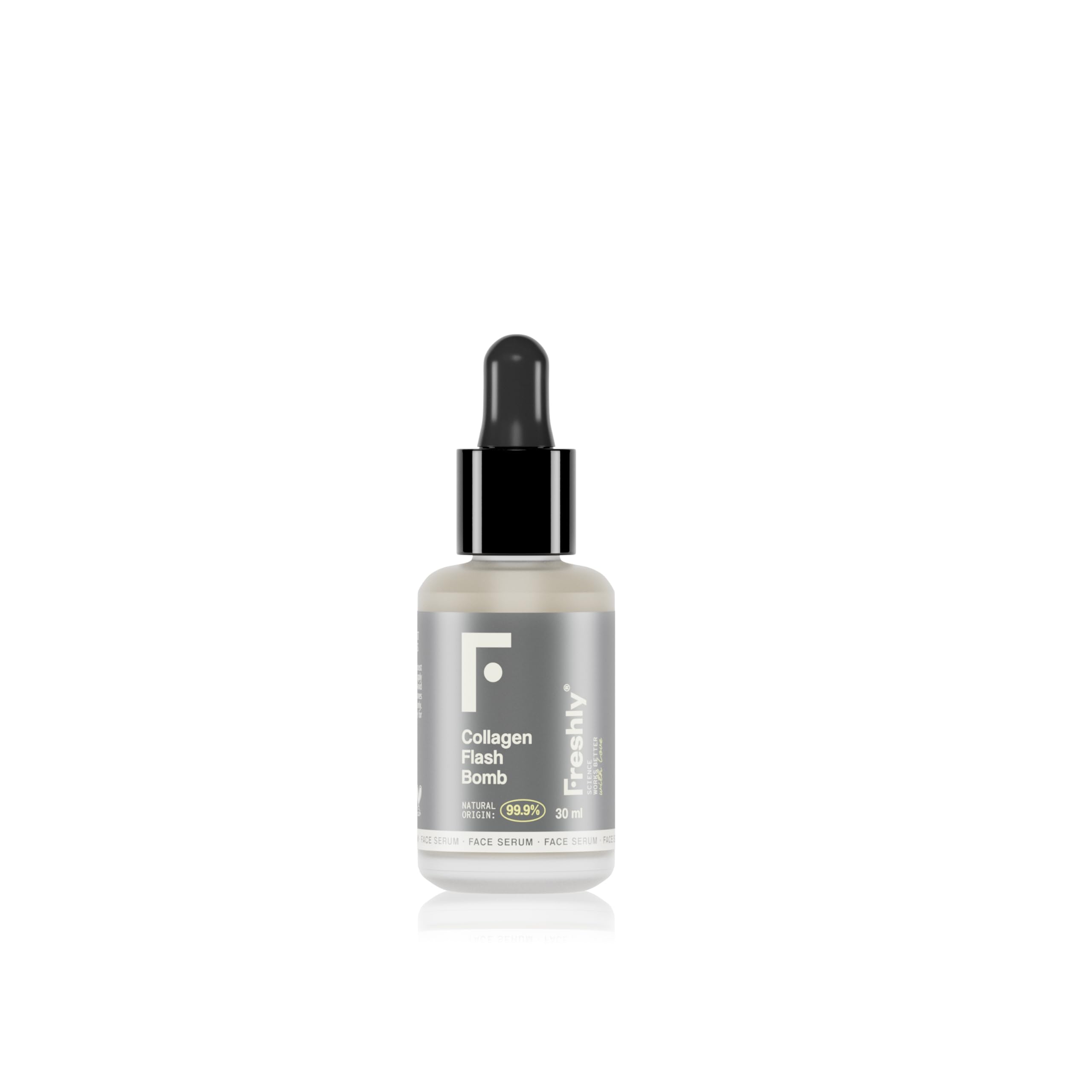 Freshly Cosmetics Serum mit Kollagen, vegan, Collagen Flash Bomb, 30 ml