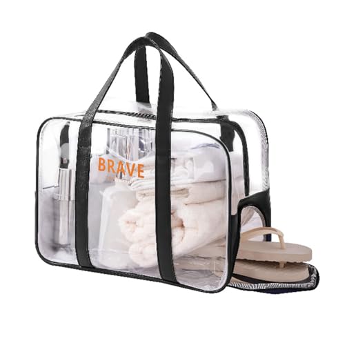 Make Up Tasche Wasserabweisende Kosmetiktasche Reise Kulturbeutel Fitness Schwimmtasche Trocken Und Nasstrennung Strandtasche