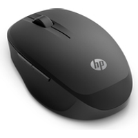 HP Dual Mode - Maus - kabellos - Bluetooth, 2.4 GHz - kabelloser Empfänger (USB) - Schwarz - für OMEN 25L by HP, OMEN Obelisk by HP 875, HP 15, 22, 24, 27, Chromebook x360, Desktop M01