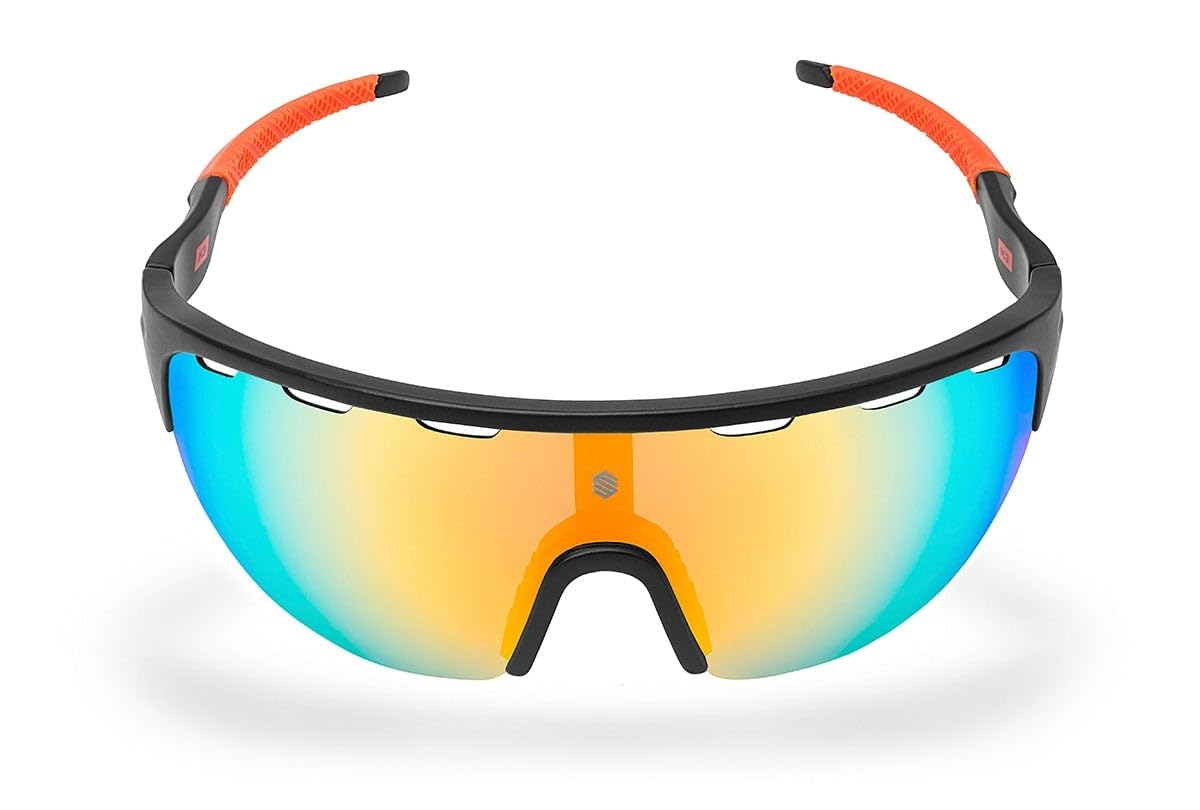 SIROKO - Sportbrille K3 CaliforniaSchwarz/Leuchtendes Orange