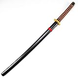 YAO DIAN Anime Katana Aus Holz, Ummantelte Inuyasha-vollholzwaffe, Verwendet In Japanischen Anime Performance Weapon Requisiten, Cos Collection, Unrasiert(Size:100cm,Color:A)