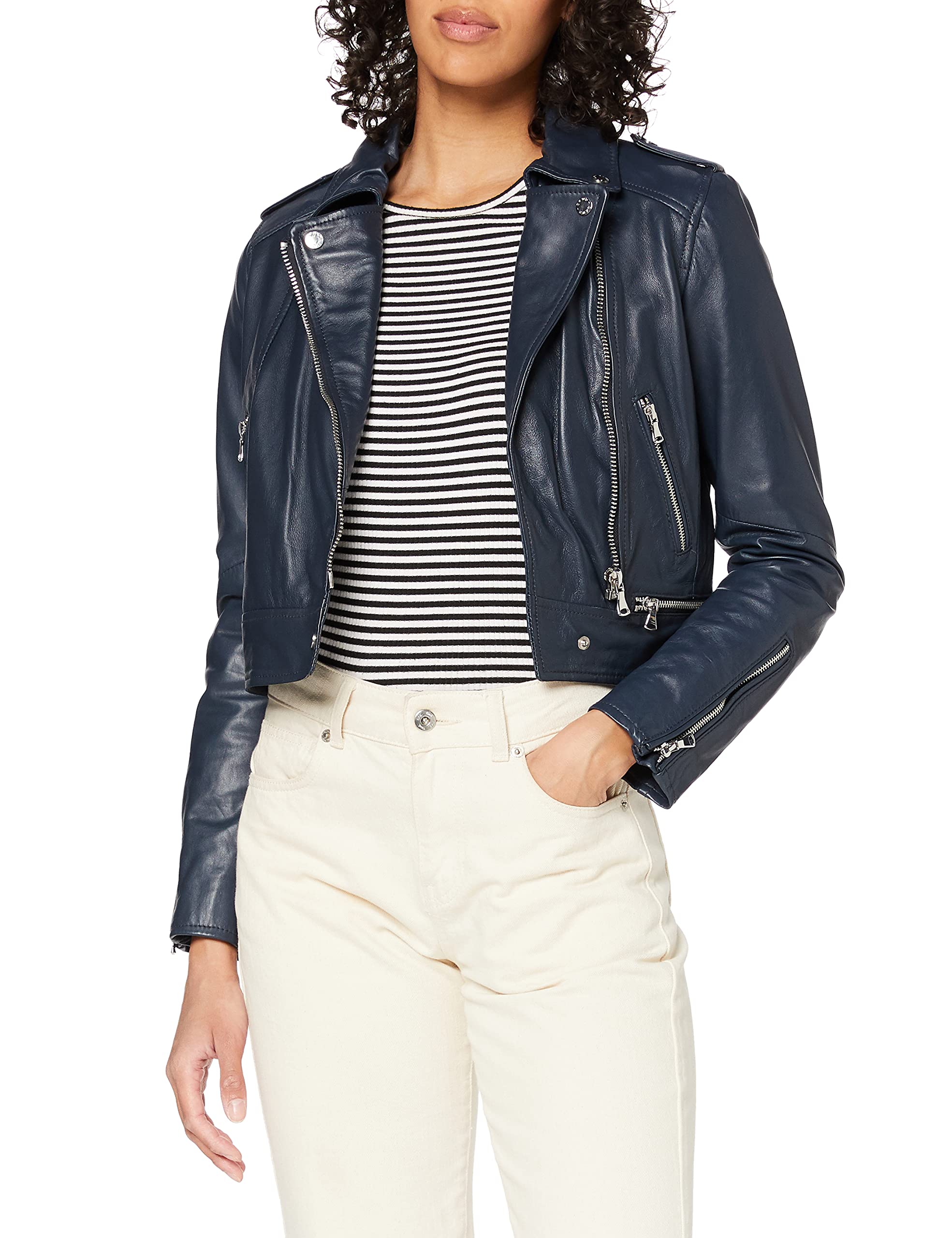 Oakwood Damen Yoko Jacke, Blau (Bleu Marine 0534), 34 (Herstellergröße: Small)