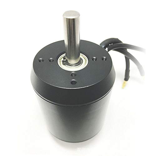 170KV C6374 Efficience Bürstenlos Motor, 2.9KW Bürstenloser Motor mit JST 5P 2.0 Hall-Stecker und 4mm Bullet-Stecker, Brushless Sensored Motor für Elektro Skateboard Longboard