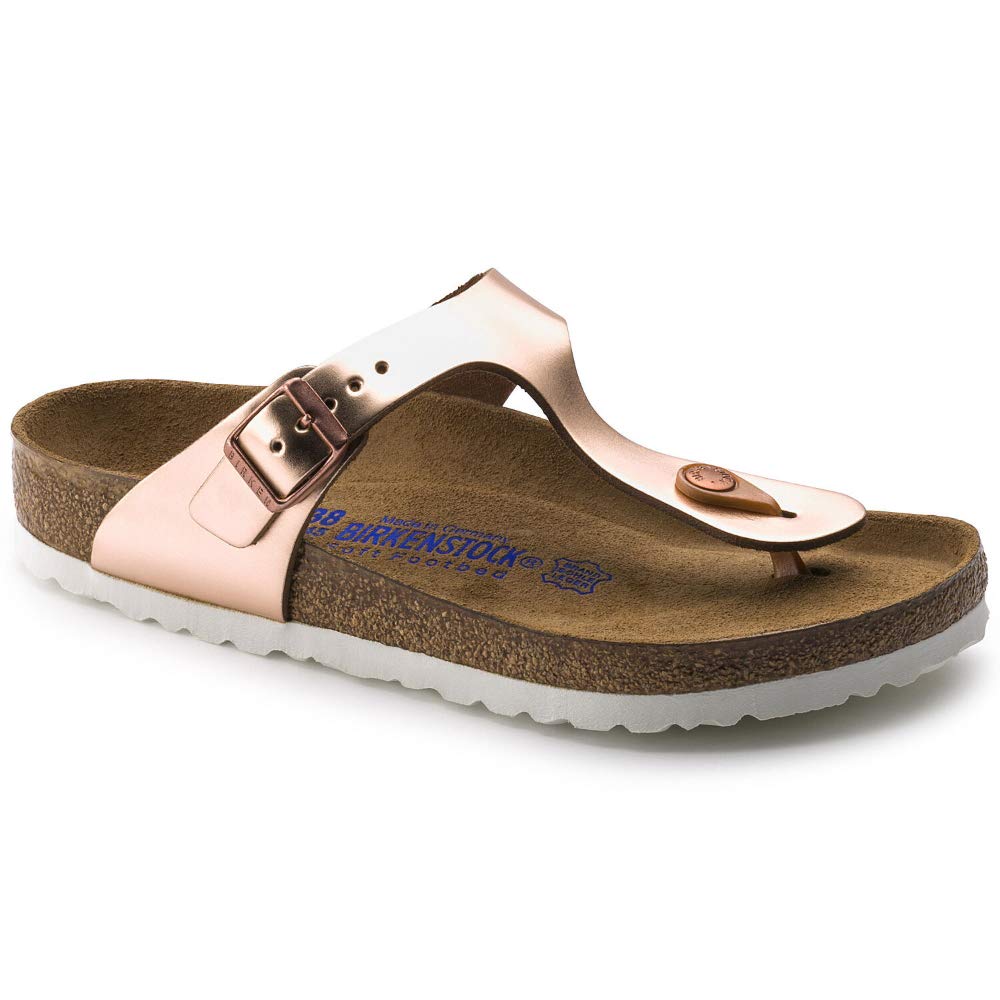 BIRKENSTOCK Gizeh, Damen Pantolette, braun(braun), Gr. 35