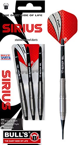 Bull's Sirius Soft Dart 18g, Silber, 1