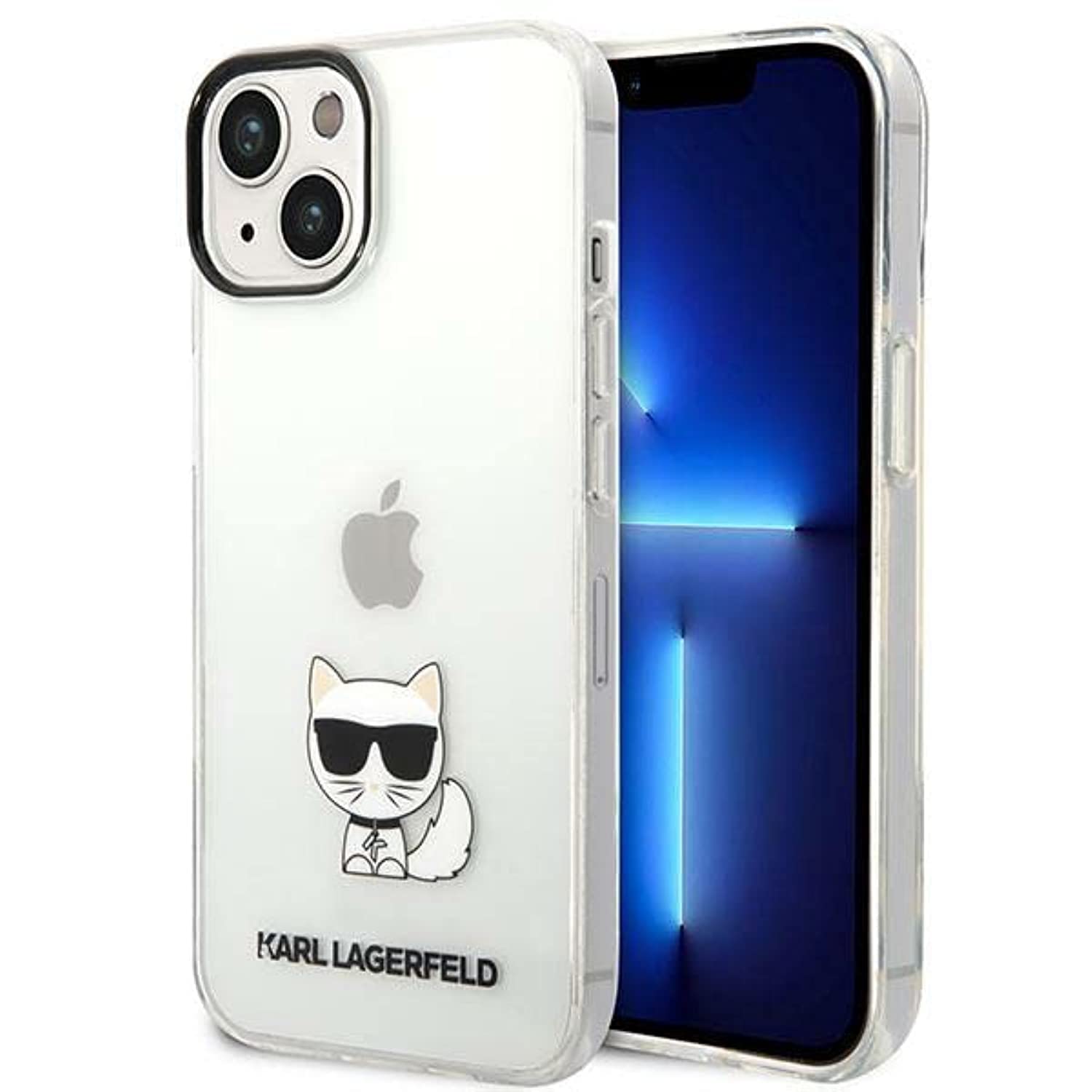 Karl Lagerfeld KLHCP14MCTTR hülle für iPhone 14 Plus 6,7" hardcase transparent Choupette Body