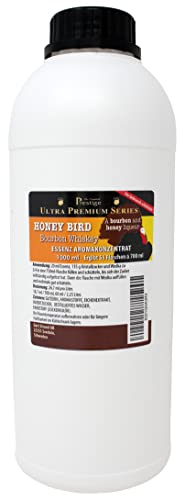 PR Honey Bird Bourbon Whiskey-Liköressenz 1000ml | professionelle liquid aroma Essenz | Hausgebrauch, Brennerei |mit handelsüblichem Wodka oder Korn vermischen |1000ml Essenz ergibt 37,5 Liter Getränk