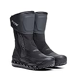 TCX Herren CLIMA 2 SURROUND Gore-TEX Motorrad-Touring-Stiefel, Black Dark Grey, 41 EU