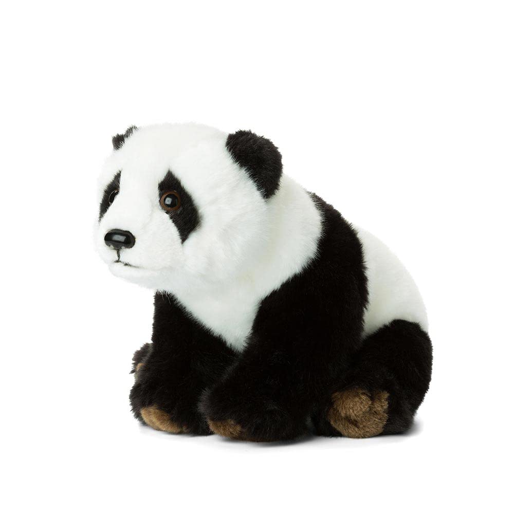 Universal Trends WWF16805 WWF Plüschkolletion World Wildlife Fund Panda Plüschtier, schwarz weiß, 23 cm