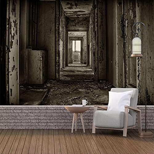 Vintage Nostalgie Holzmaserung 3D Tapeten Wanddekoration Fototapete Sofas Wohnzimmer Wandbild Schlafzimmer-200cm×140cm