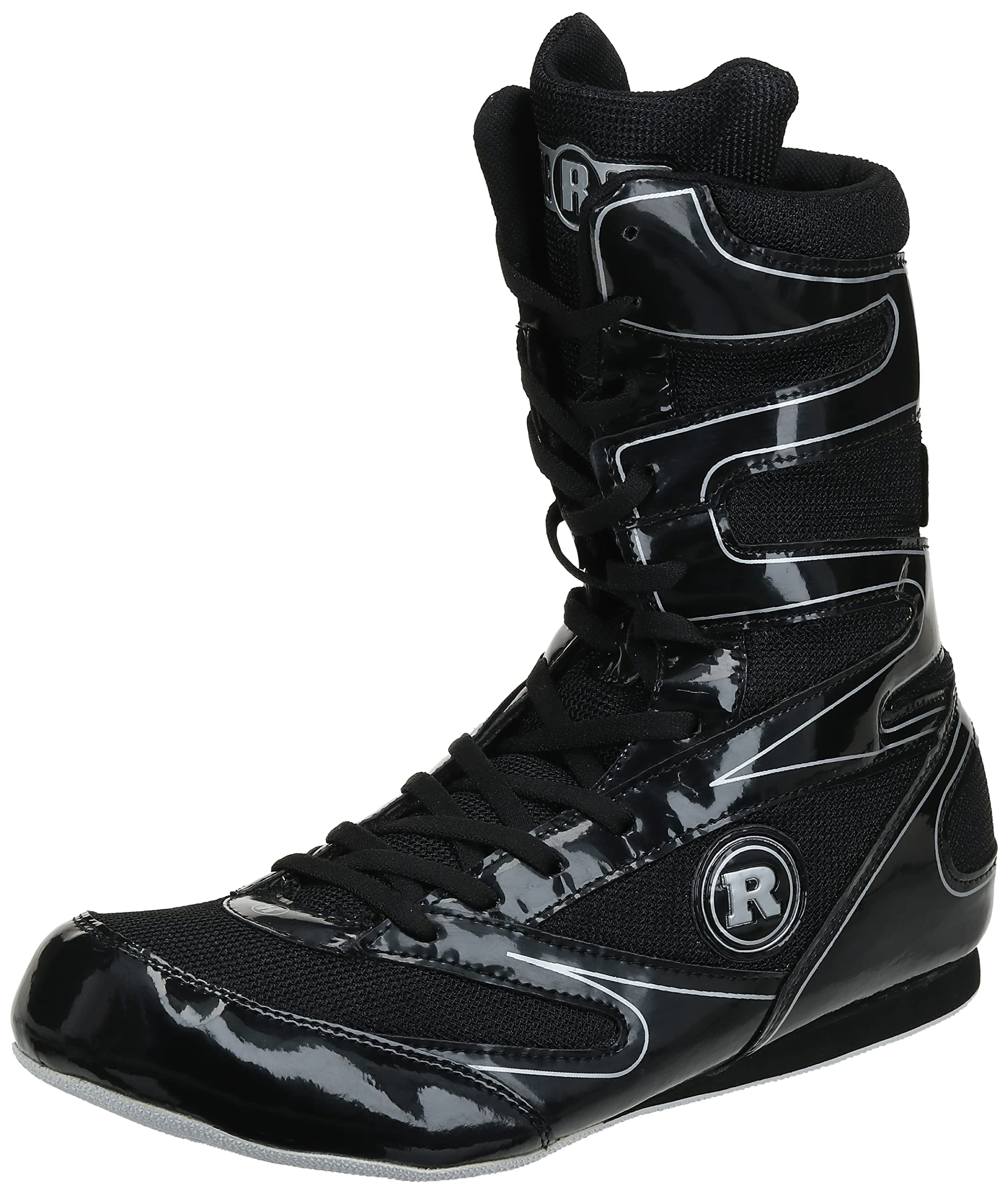 Ringside Undefeated High Top Muay Thai MMA Wrestling Boxschuhe, Unisex, SHOE10 BLACK07, Schwarz, 7