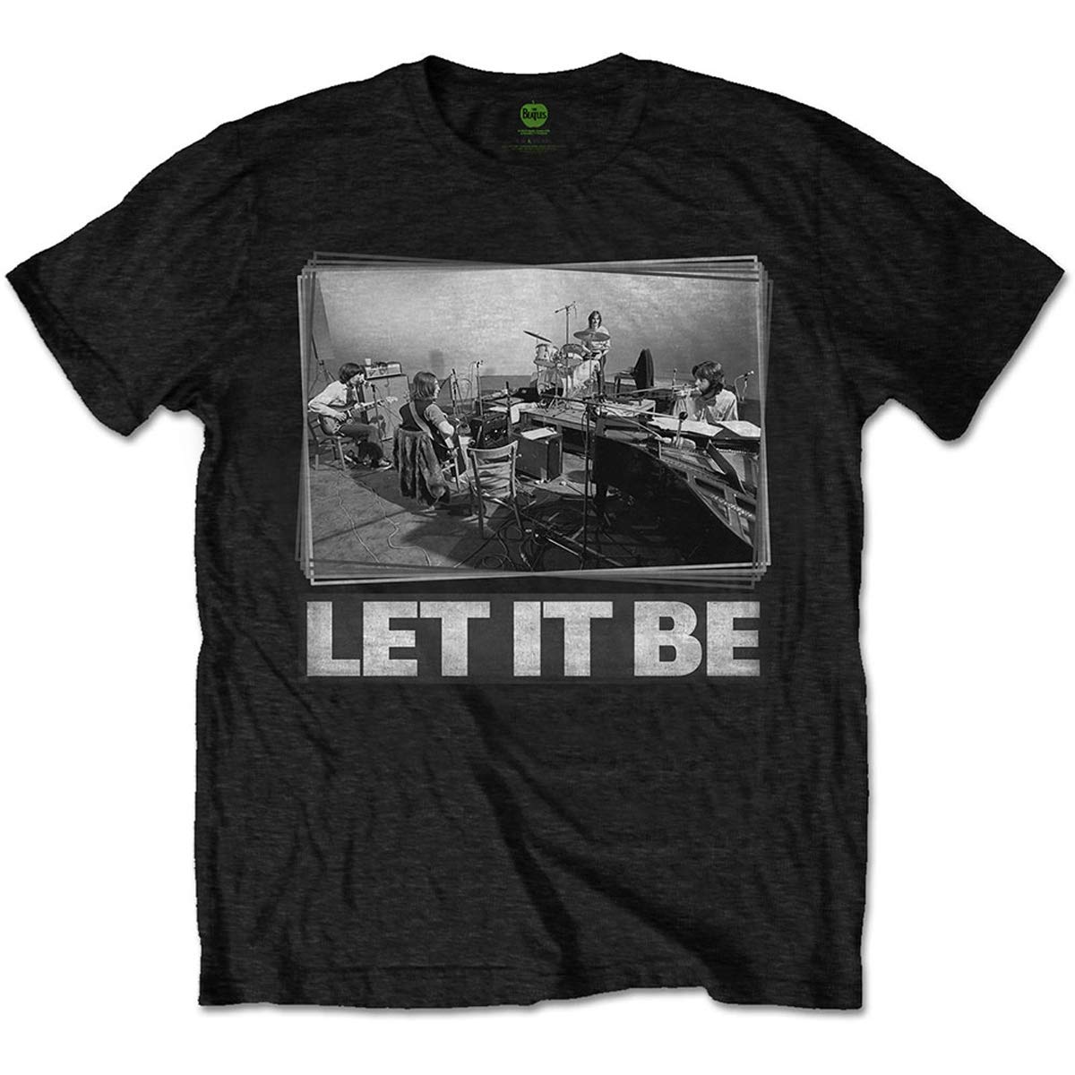 T-Shirt # S Unisex Black # Let It Be Studio