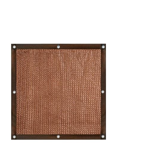 AMEEDA Balkon Sichtschutz Außenterrasse Schattierungssegel Sonnenschutznetz Balkonzaun Sichtschutz Mesh Hinterhof Pergola Sonnenschutzüberdachung(Chocolate,3x5m)