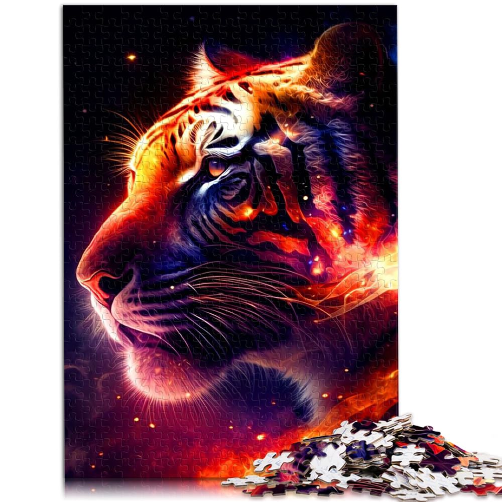 Puzzles Geschenk Tiger Puzzles 1000 Teile Holzpuzzle Spielzeug Puzzles Lernspiele Stressabbauende Puzzles 1000 Stück (50x75cm)