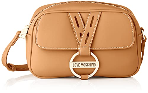 Love Moschino, Schultertasche für Damen, Kollektion Herbst Winter 2021, Einheitsgröße, braun - Größe: Einheitsgröße