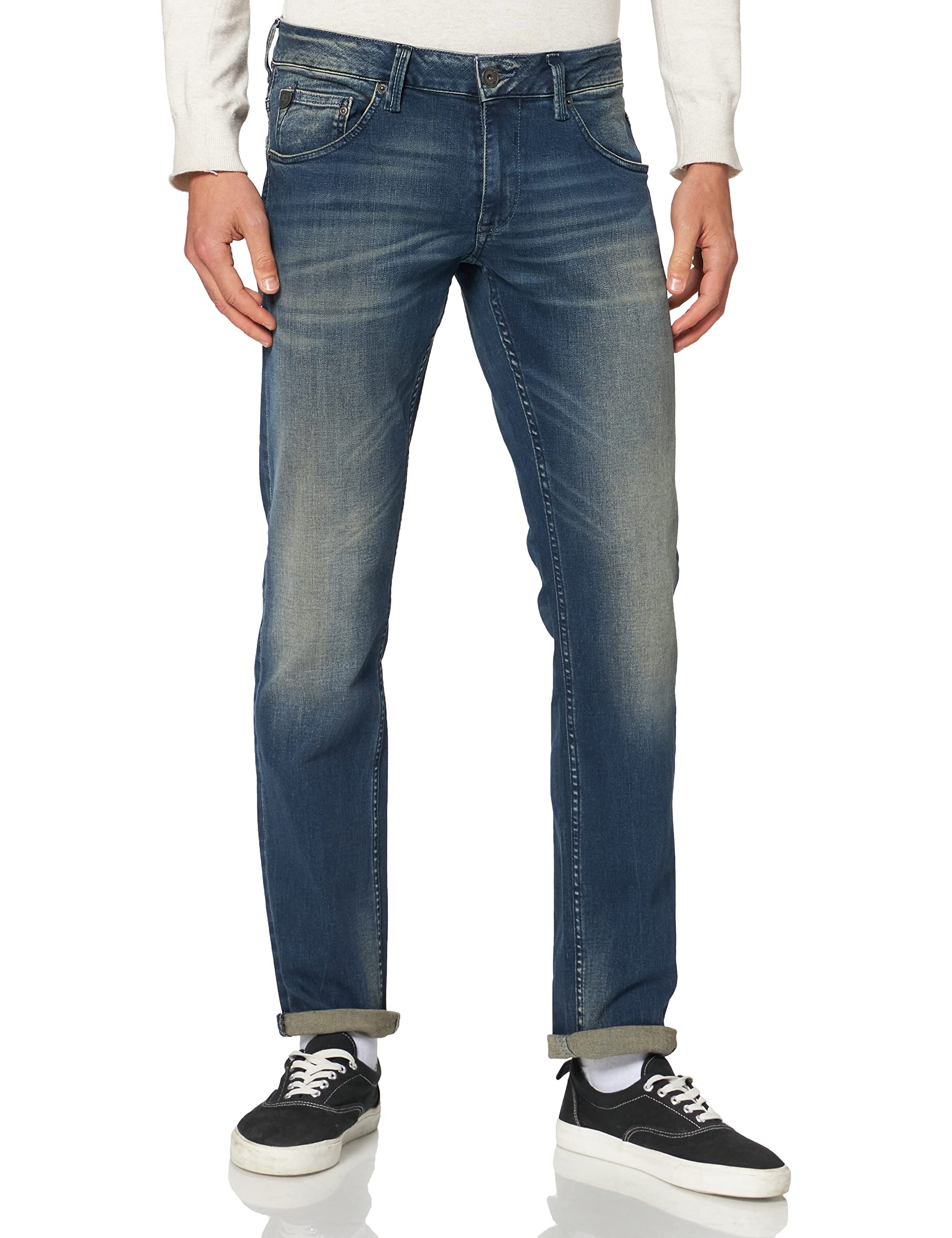 Garcia Herren Russo Jeanshose, Blau (Med Used 1456), 34W / 32L