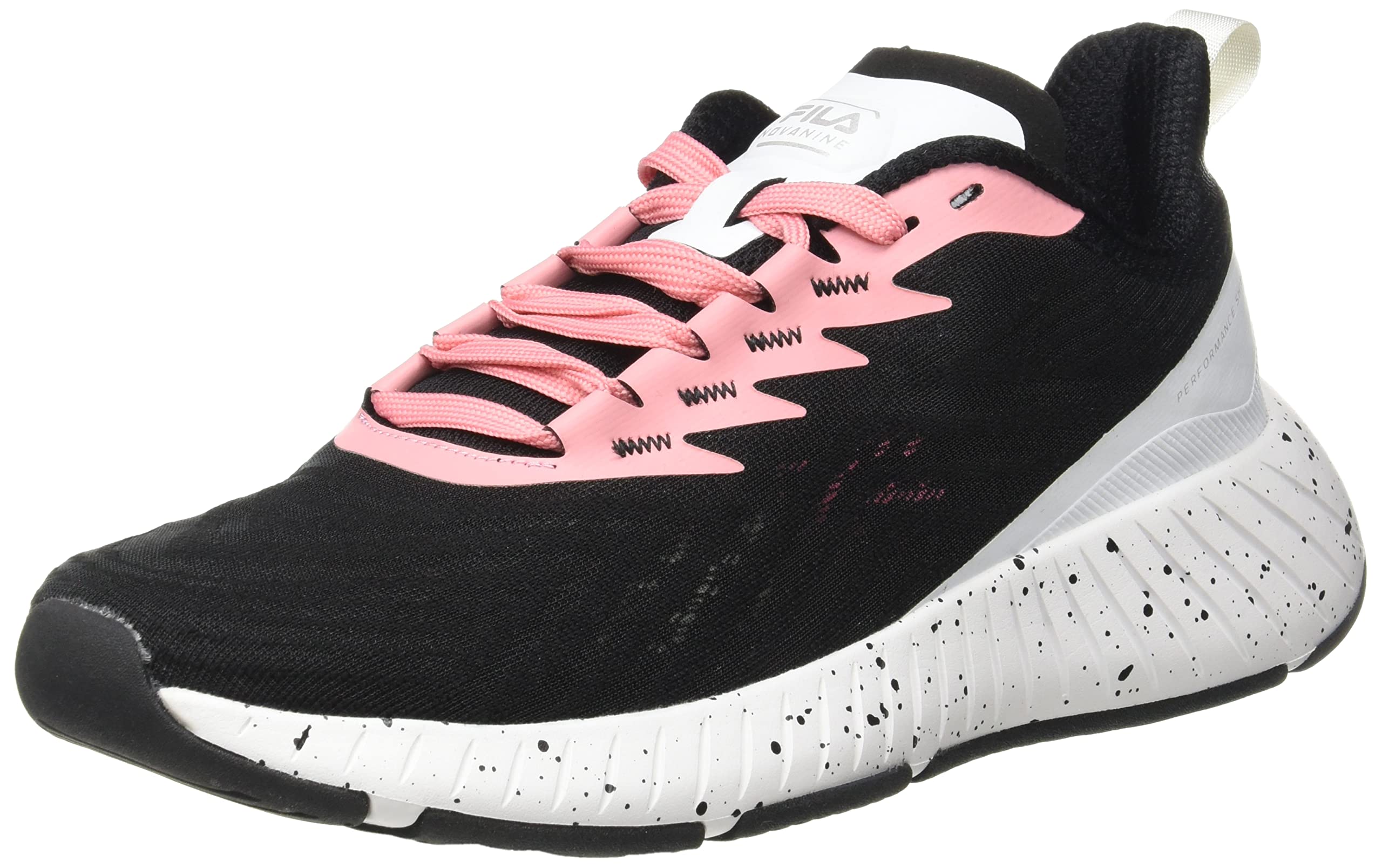 FILA Damen NOVANINE WMN Laufschuh, Black-Flamingo Pink-White, 41 EU