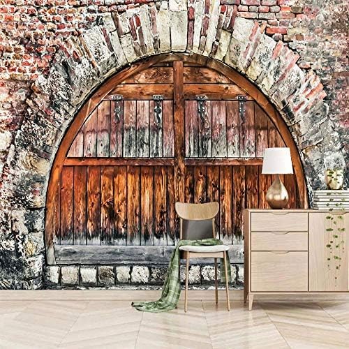 XLMING Vintage Arched Wandfarbe Dekor 3D Tapeten Home Esszimmer Sofa Schlafzimmer Wohnzimmer TV Hintergrund-300cm×210cm