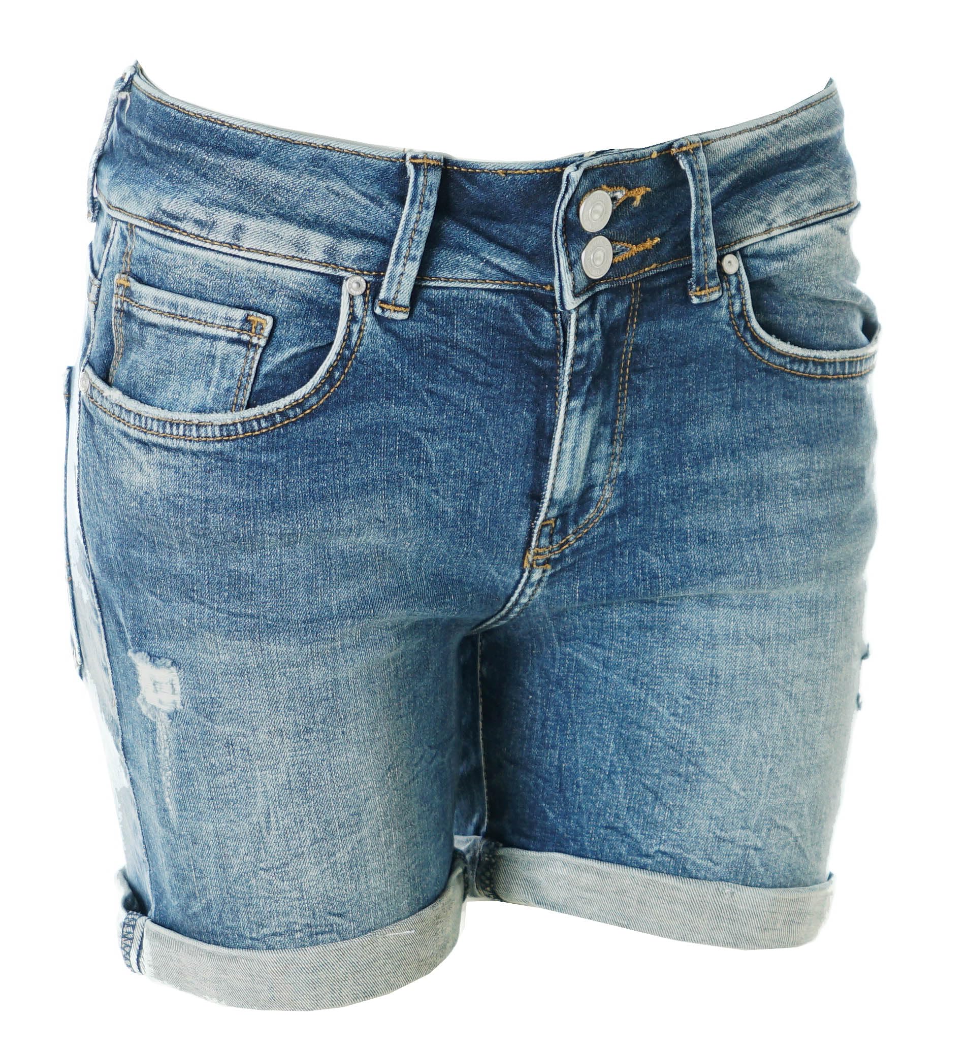 LTB Jeans Damen Jeans Shorts Becky X Mid Rise Slim (DE/NL/SE/PL, Alphanumerisch, XS, Regular, Regular, 51090 Felice Wash)