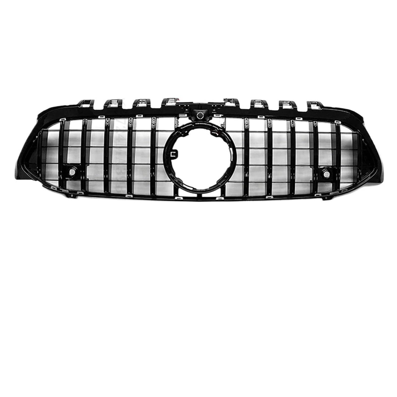 Frontgrills Für Benz W177 A 2019+ A250 A200 A180 A220 A35 Für Facelift Front Hood Grille Racing Stoßstange Grill Außenteil Front Bumper Grille(GT Black-Hole)