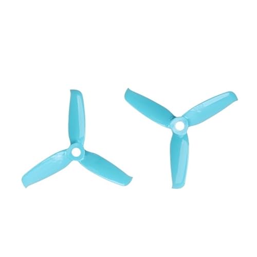 LSFWJP for Gemfan 2pair 3052 3,0x5,2 FPV PC 3 Propeller Prop Klinge CW CCW Welle durch die Maschine mehr spezielle Motor 1306-1806 (Color : Blue 2pair)