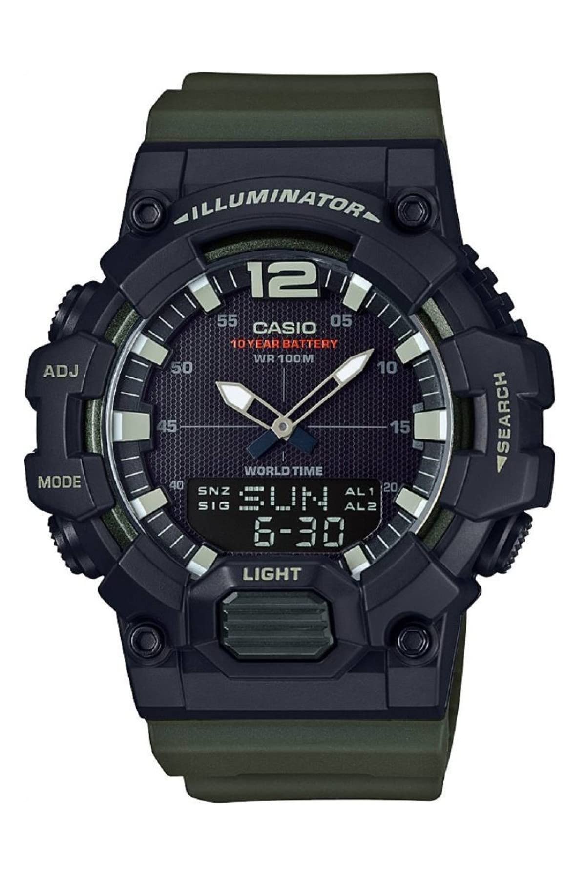 CASIO Herren Armbanduhr Digital Quarz Harz HDC-700-3AVEF