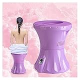 Saunadecke Infrarot Saunadecke Tragbare Jungfrau Mini Dampf Sauna Begasste Instrument Gynäkologisches Andrologie Instrument zur Entgiftung(Color:Violet)