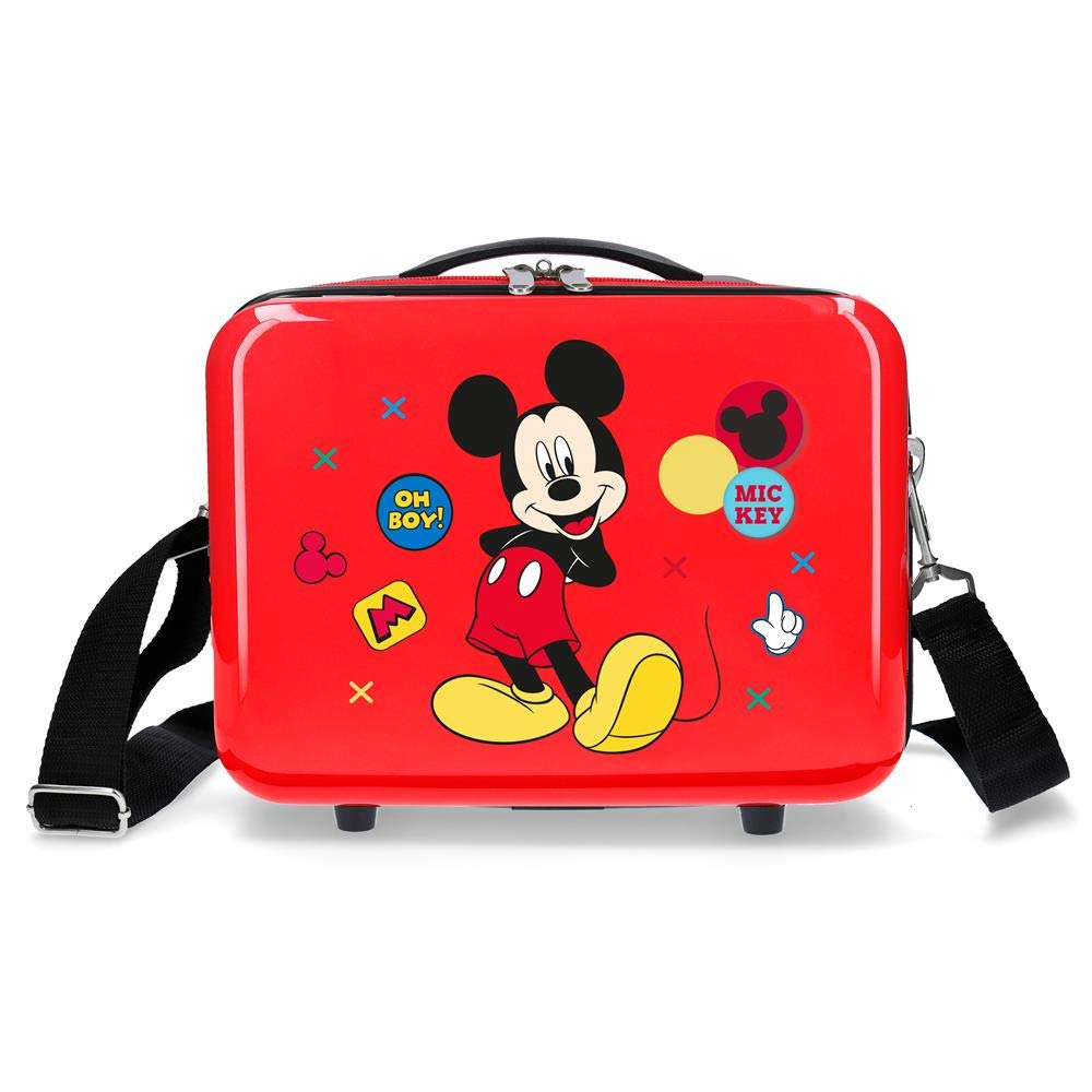 Disney Mickey Enjoy the Day Anpassungsfähiger Schönheitsfall Rot 66x48x26 cms ABS