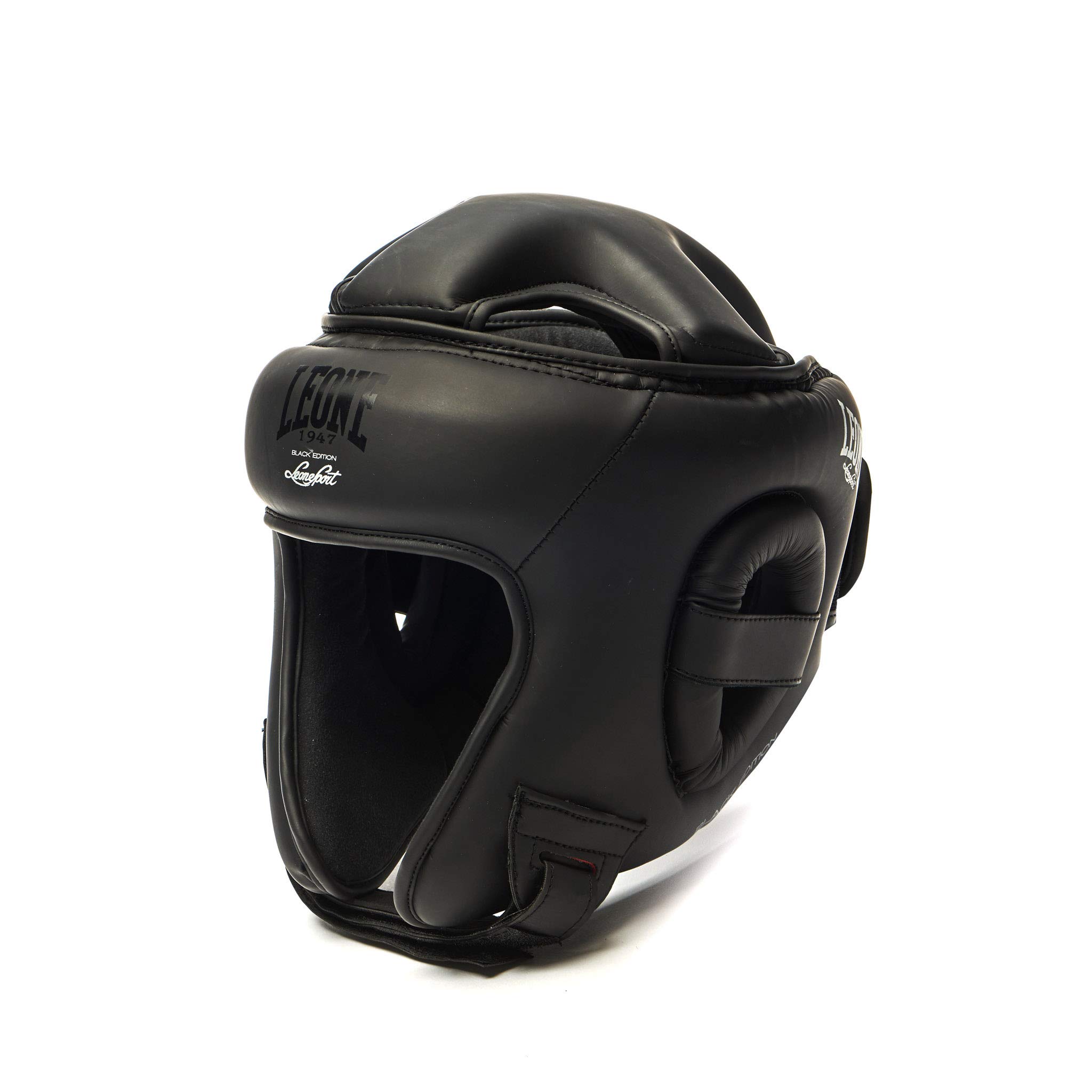 LEONE 1947, BLACK EDITION-Helm, Unisex-Erwachsene, Schwarz, M, CS431