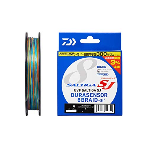 ダイワ(DAIWA) Daiwa PE Line UVF Saltiga SJ Dura Sensor x 8 + Si2, Nr. 1.5, 1200 m, 5 Farben (mit Farbmarkierung)