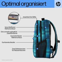 HP - Campus XL - Notebook-Rucksack - 40,9 cm (16.1) - Tartan Plaid Blue (7J594AA)