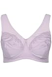 Ulla Popken Damenmode 658495 Curvy Kelly Nadelstreifen-Stütz-BH in Übergröße, Mauve Pink, 120C