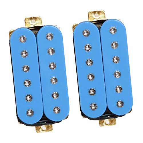 ZENGXUE Satz Von 2 Humbucker Pickups Gitarrenabholung Für Akustikgitarren Humbucker Tonabnehmer Set