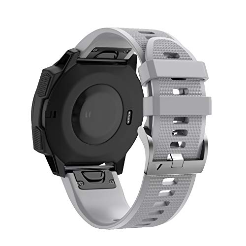 OPKDE Herren-Armband für Garmin Fenix 6X 6 Pro 5 5X Plus 3 HR Fenix 7X 7 Delta Enduro Silikonband Handkette 22 x 26 mm, For Vertix, Achat