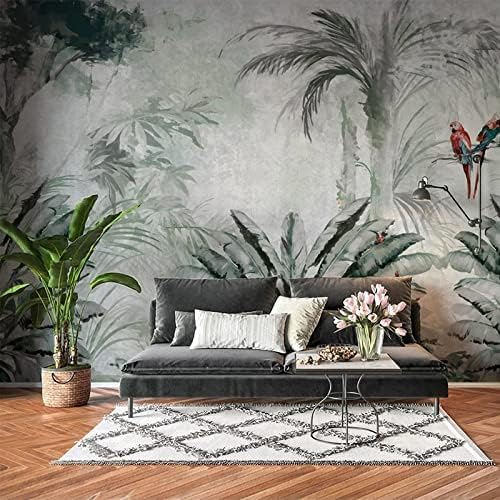 XLMING Handgezeichnete Pflanzenblätter 3D Tapete Home Dekoration Wohnzimmer Sofa Schlafzimmer Tv Hintergrund Wand-150cm×105cm