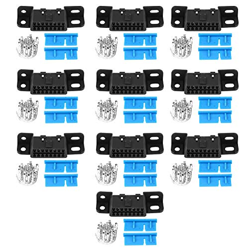 emale Stecker, OBD2 Buchse, Abriebfestigkeit 16Pins ABS für Auto