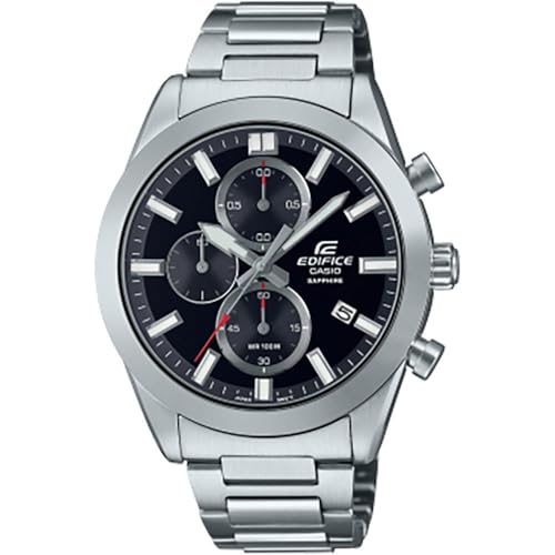 Casio Edifice Chronograph Herrenuhr Stahl/Schwarz EFB-710D-1AVUEF