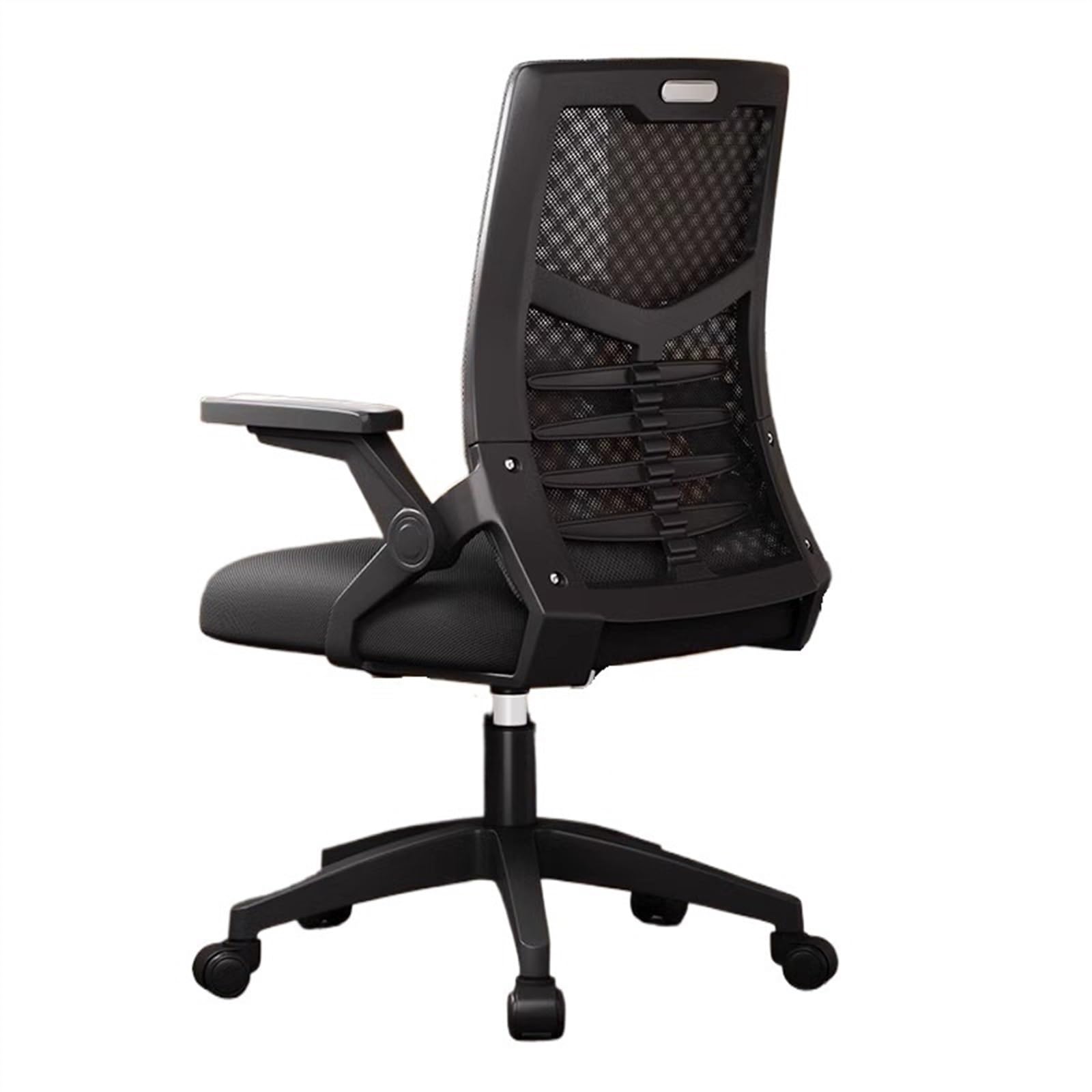 Bürostuhl Ergonomischer Chefsessel, Drehstuhl, Gaming-Stuhl, Schreibtischstuhl aus Netzgewebe mit hoher Rückenlehne, verstellbare Armlehne, Sitzkissen aus weichem Schaumstoff und Lordosenstütze for Mä