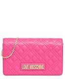 Love Moschino damen lettering logo Umhangetasche fuxia