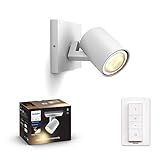 Philips Hue White Ambiance Runner Spot 1 flg. Weiß 250lm inkl. Dimmschalter, dimmbar, alle Weißschattierungen, steuerbar via App, kompatibel mit Amazon Alexa (Echo, Echo Dot)