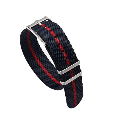 IOTUP 20 mm 22 mm Premium Grade NATO Zulu Uhrenarmband Nylon Ersatz Uhrenarmband für Tudor verstellbares Armband Dornschließe, 22 mm, Achat