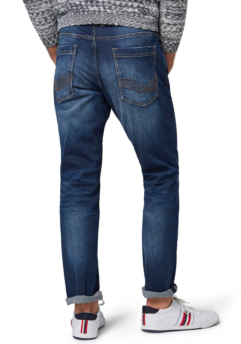 TOM TAILOR 5-Pocket-Jeans "Josh", in Used-Waschung 2