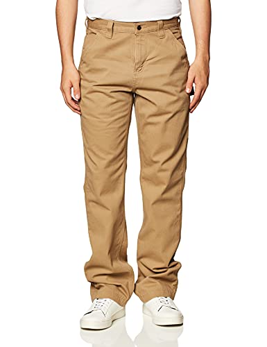 Carhartt Arbeitshose für Herren aus Twill, legere Passform Gr. 38 W / 34 L, Dunkles kaki