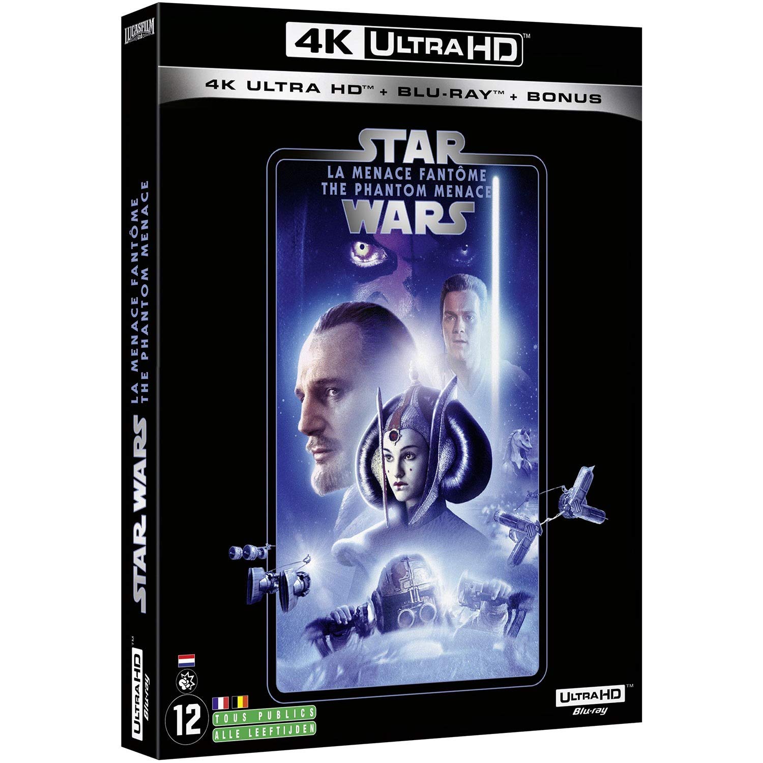 Star wars, épisode I : la menace fantôme 4k Ultra-HD [Blu-ray] [FR Import]