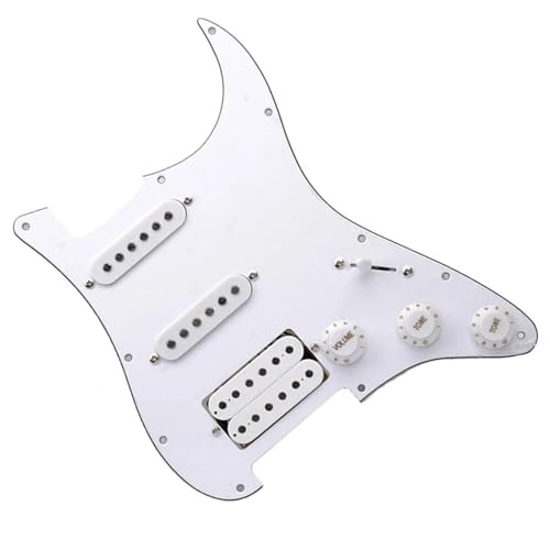 Standard-Pickguard-Tonabnehmer SSH E-Gitarre mit vorverkabeltem Schlagbrett und Tonabnehmer-Set, Humbucker-Tonabnehmer (Color : C)