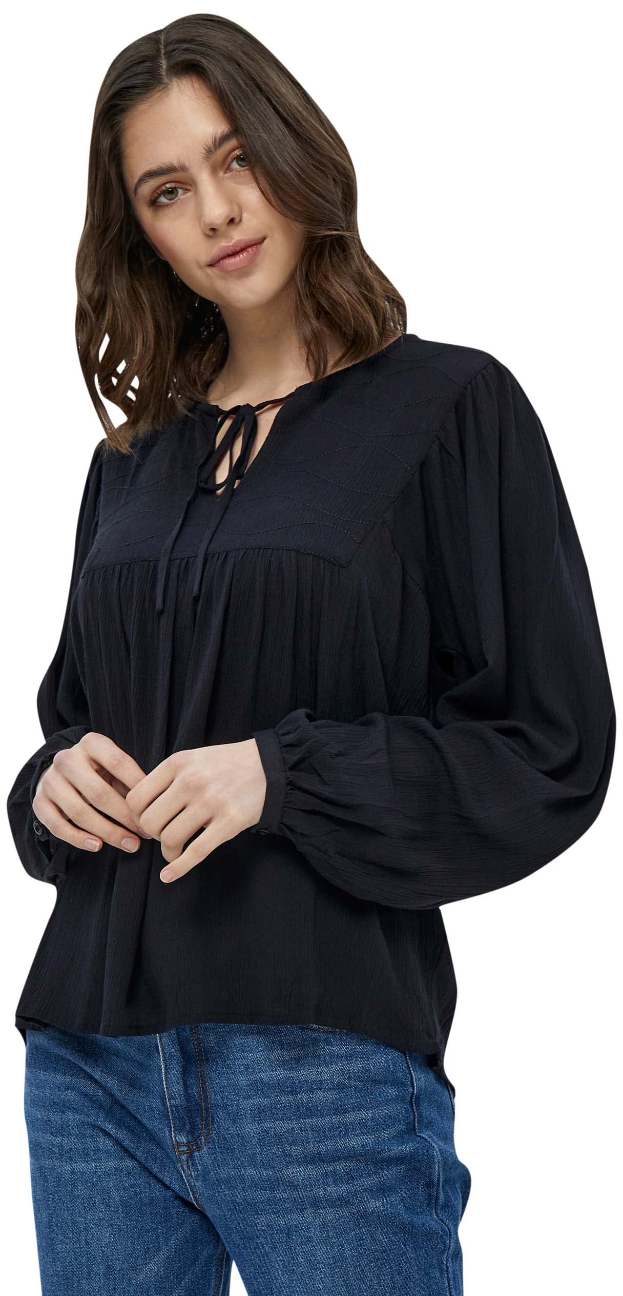 Peppercorn ,Women's ,Danea Blouse, 9000 BLACK ,L